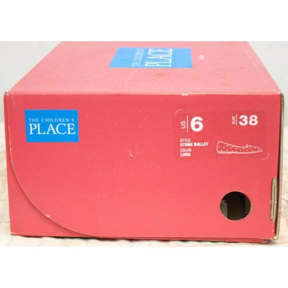 New in Box The Children's Place Navy Luna Stone Ballet Girls Shoes Flats Gems - Picture 15 of 16